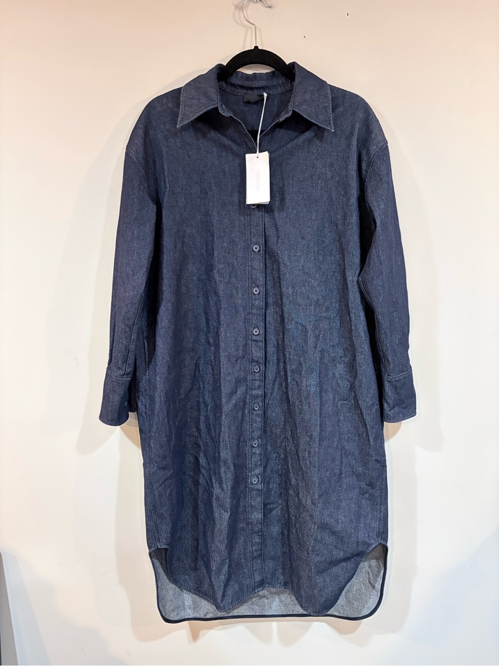 COS denim shirt dress size 4